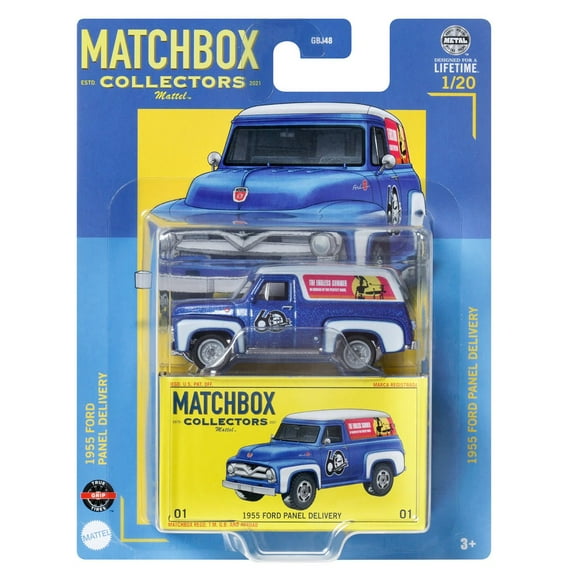 Matchbox Collectors 1955 Ford Panel Delivery 1/20 Endless Summer 1:64 Scale Toy Vehicle