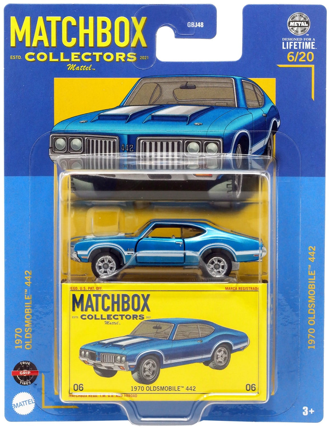 Matchbox Collectors 1970 Oldsmobile 442 Diecast Vehicle - Walmart.com
