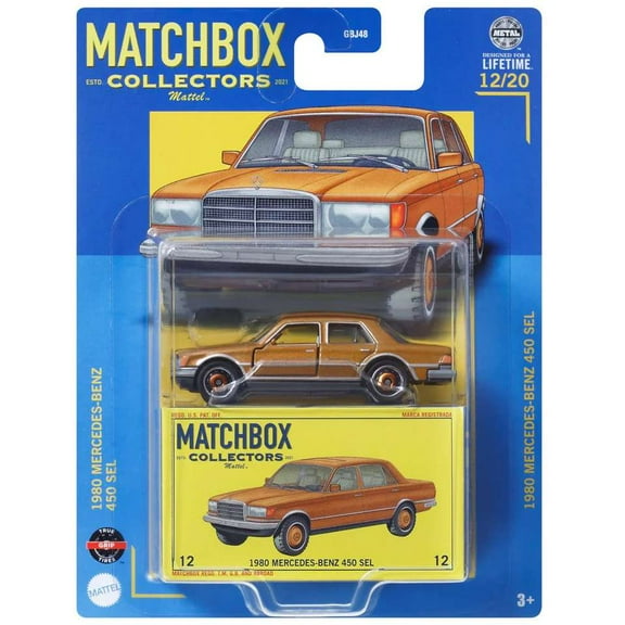 Matchbox Collectors 1980 Mercedes-Benz 450 SEL Diecast Vehicle