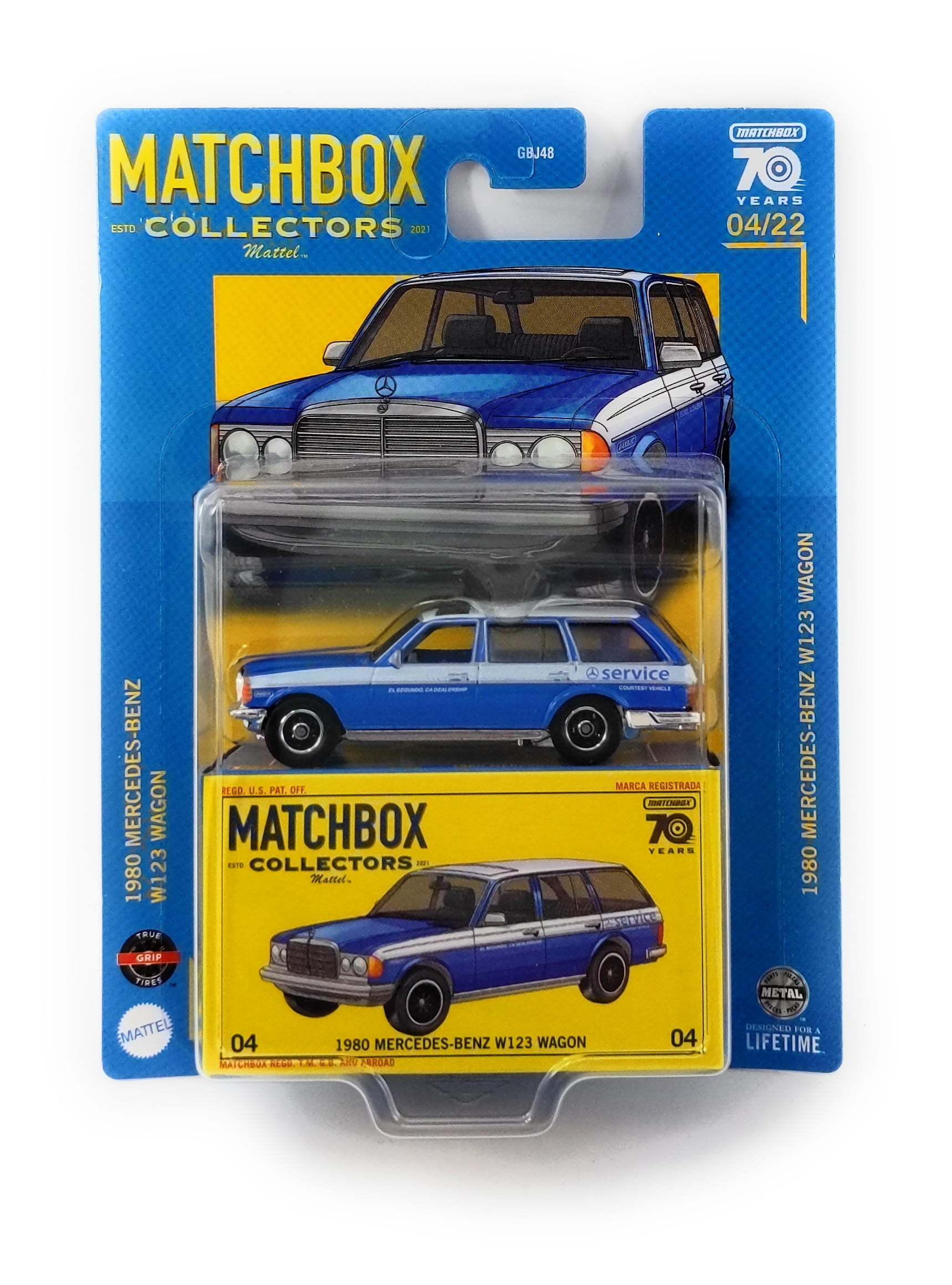 Matchbox Collectors 1980 Mercedes-Benz W123 Wagon 1:64 Scale Toy