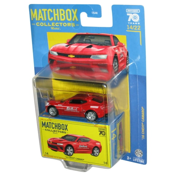Matchbox Collectors (2023) Red '16 Chevy Camaro Toy Car 14/22