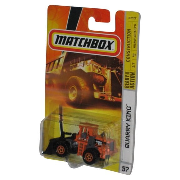 Matchbox Construction 1/7 (2007) Orange Quarry King Toy #57