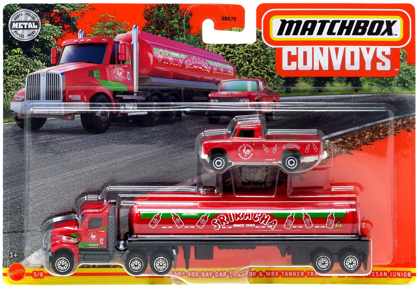 Matchbox Convoys Western Star 49X Day Cab Tractor & MBX Tanker