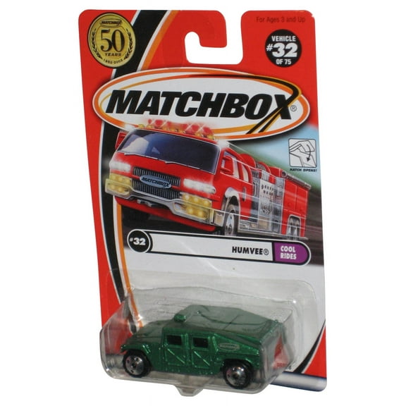 Matchbox Cool Rides (2001) Green Humvee Toy #32/75