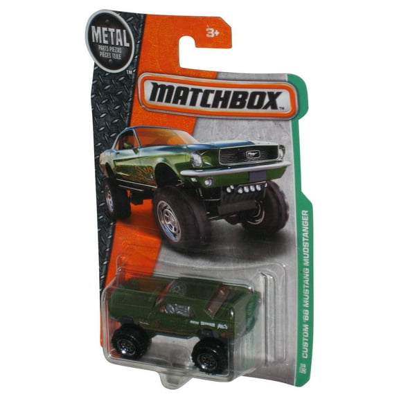 Matchbox Custom '68 Mustang Mudstanger (2015) Green Metal Car 94/125