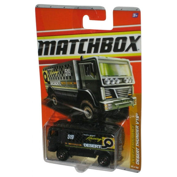 Matchbox Desert Endurance (2010) Gray Thunder V16 Toy Truck 93/100