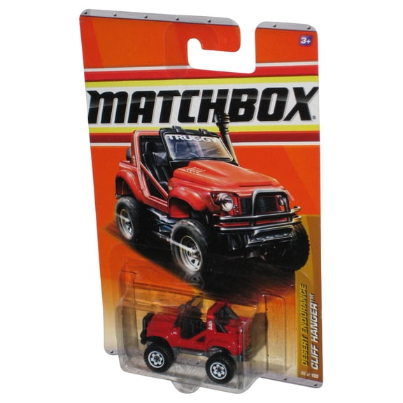 Matchbox Desert Endurance (2010) Red Cliff Hanger Toy Car 86/100