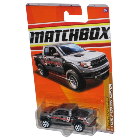 Matchbox Desert Endurance (2010) Silver Ford F-150 SVT Raptor Toy 85/100