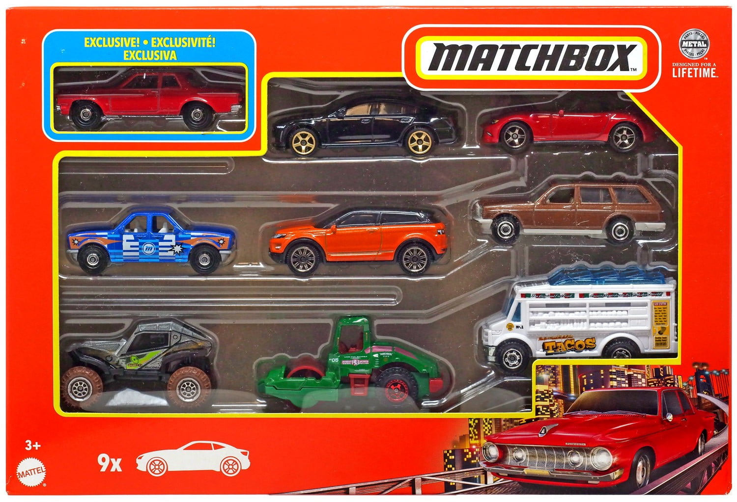 Matchbox Diecast Car, 9 Pieces - Walmart.com