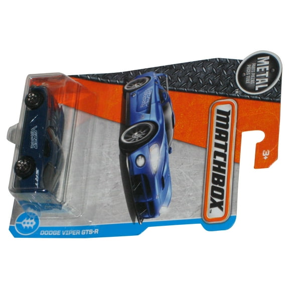 Matchbox Dodge Viper GTS-R (2016) Blue Die-Cast Toy Car 27/125