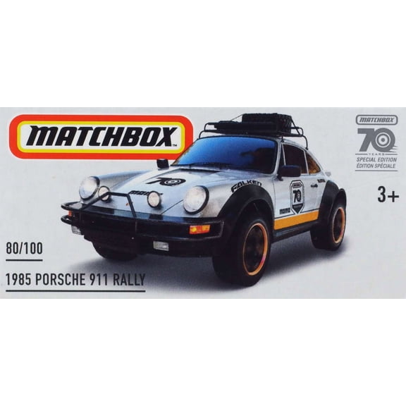 Matchbox Drive Your Adventure 1985 Porsche 911 Rally Diecast Car