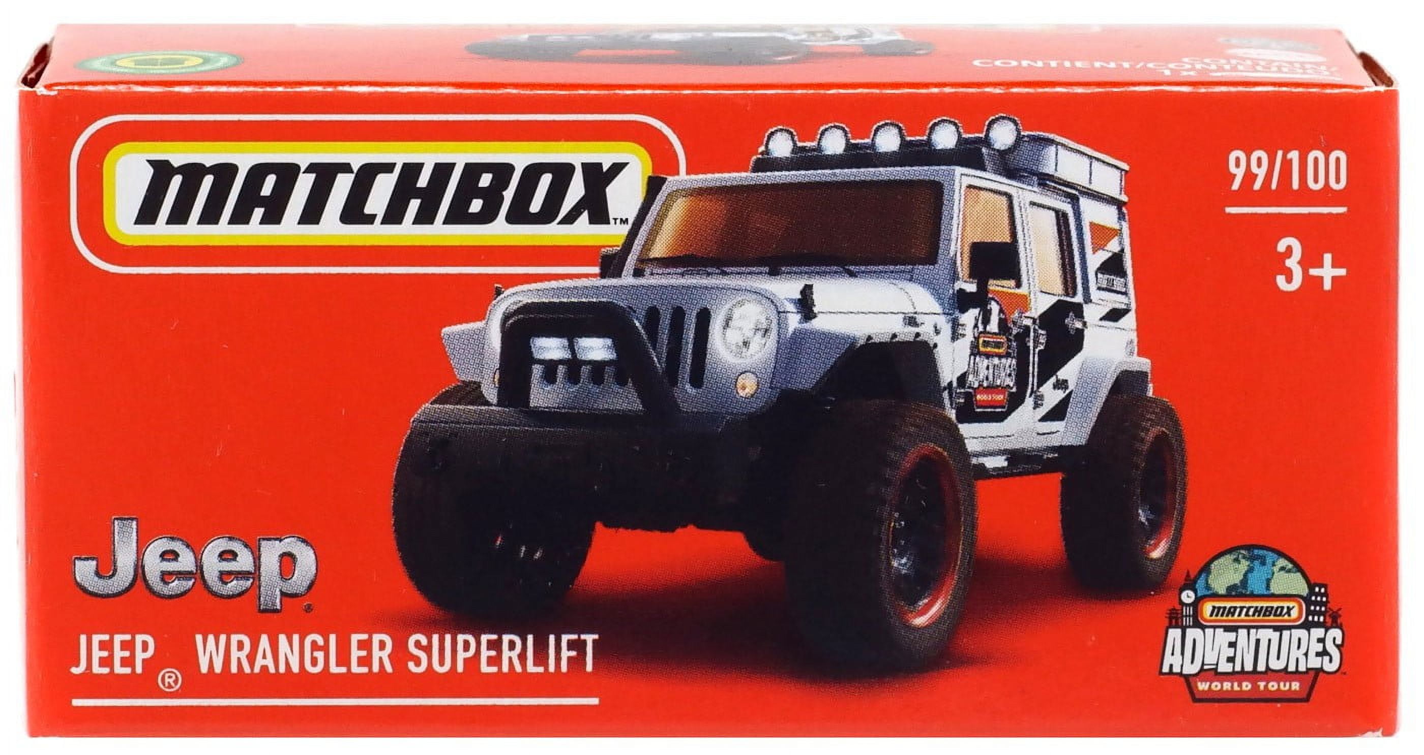 Matchbox Drive Your Adventure Jeep Wrangler Superlift Diecast Car