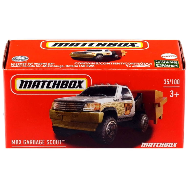 Matchbox Drive Your Adventure MBX Garbage Scout Diecast Car