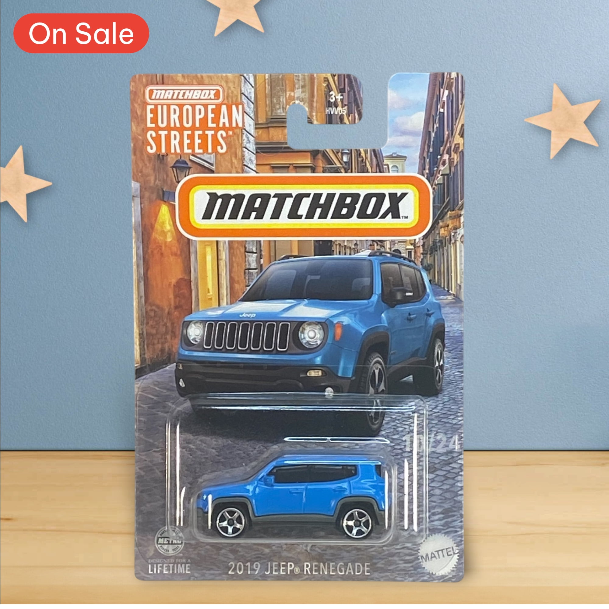 Matchbox Francia kollekció - 2019 Jeep Renegade kisautó 1/64 - Mattel