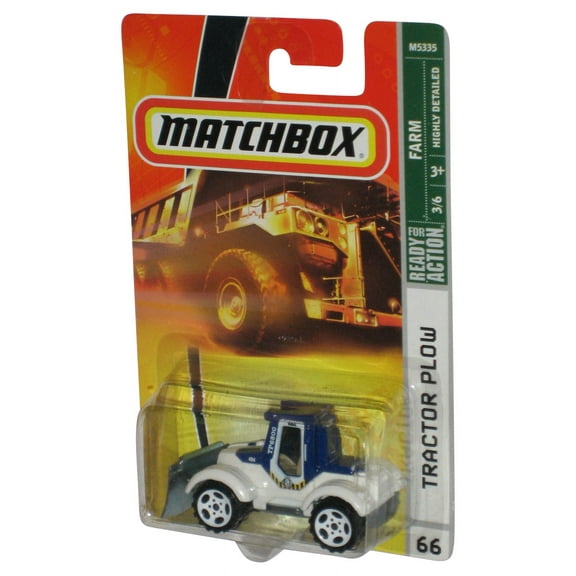 Matchbox Farm 3/6 (2007) White & Blue Die-Cast Toy #66