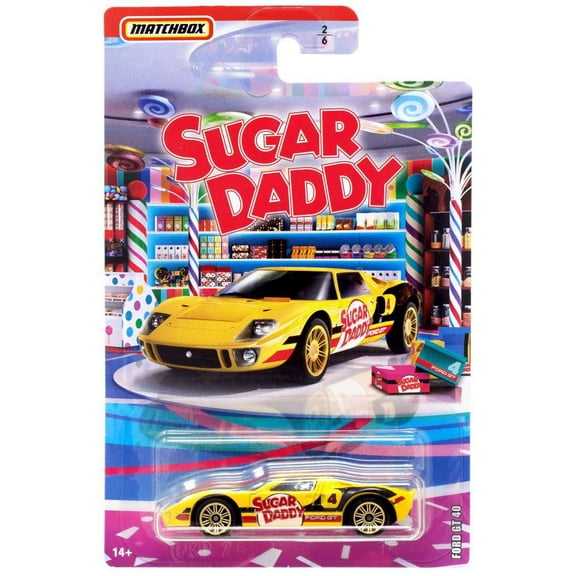 Matchbox Ford GT 40 Diecast Vehicle (Sugar Daddy)