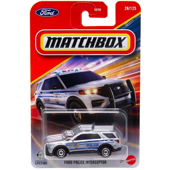 Matchbox Ford Police Interceptor Diecast Car