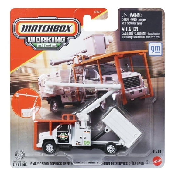Matchbox GMC C8500 Topkick Tree Trimming Truck Working Rigs 979H