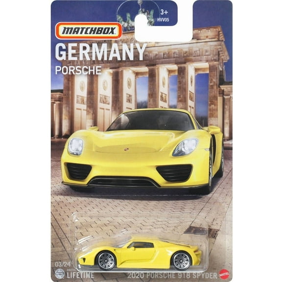 Matchbox Germany 2020 Porsche 918 Spyder Diecast Car