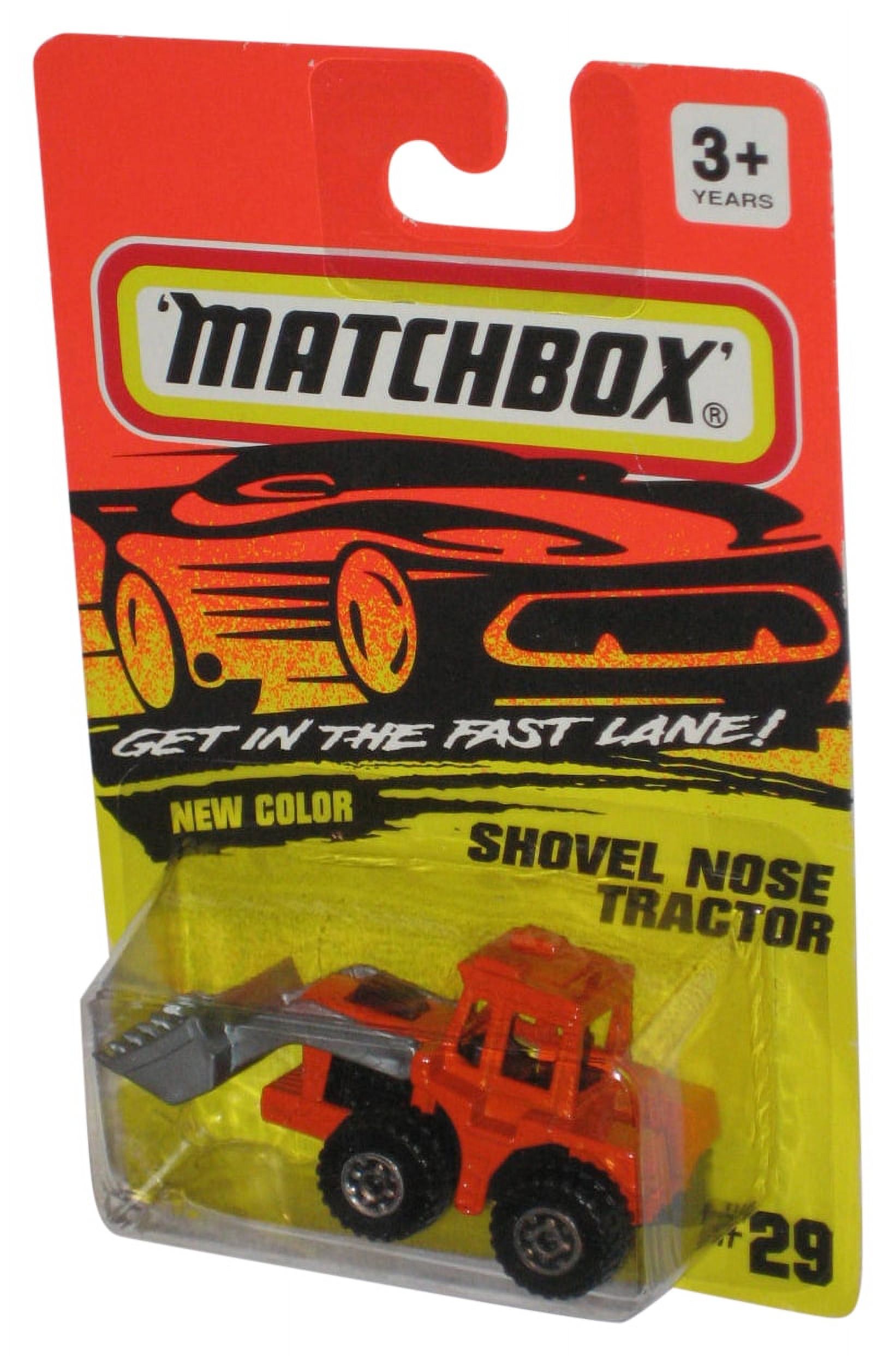 Matchbox #28 Traktor Mit Schaufel – Sammlerstück Aus Der 100er Straßenarbeits-Serie