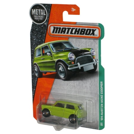 Matchbox Green '64 Austin Mini Cooper (2016) Green Toy Car 117/125