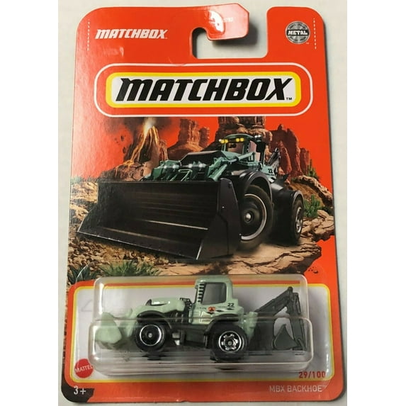 Matchbox Green MBX Backhoe (29/100)