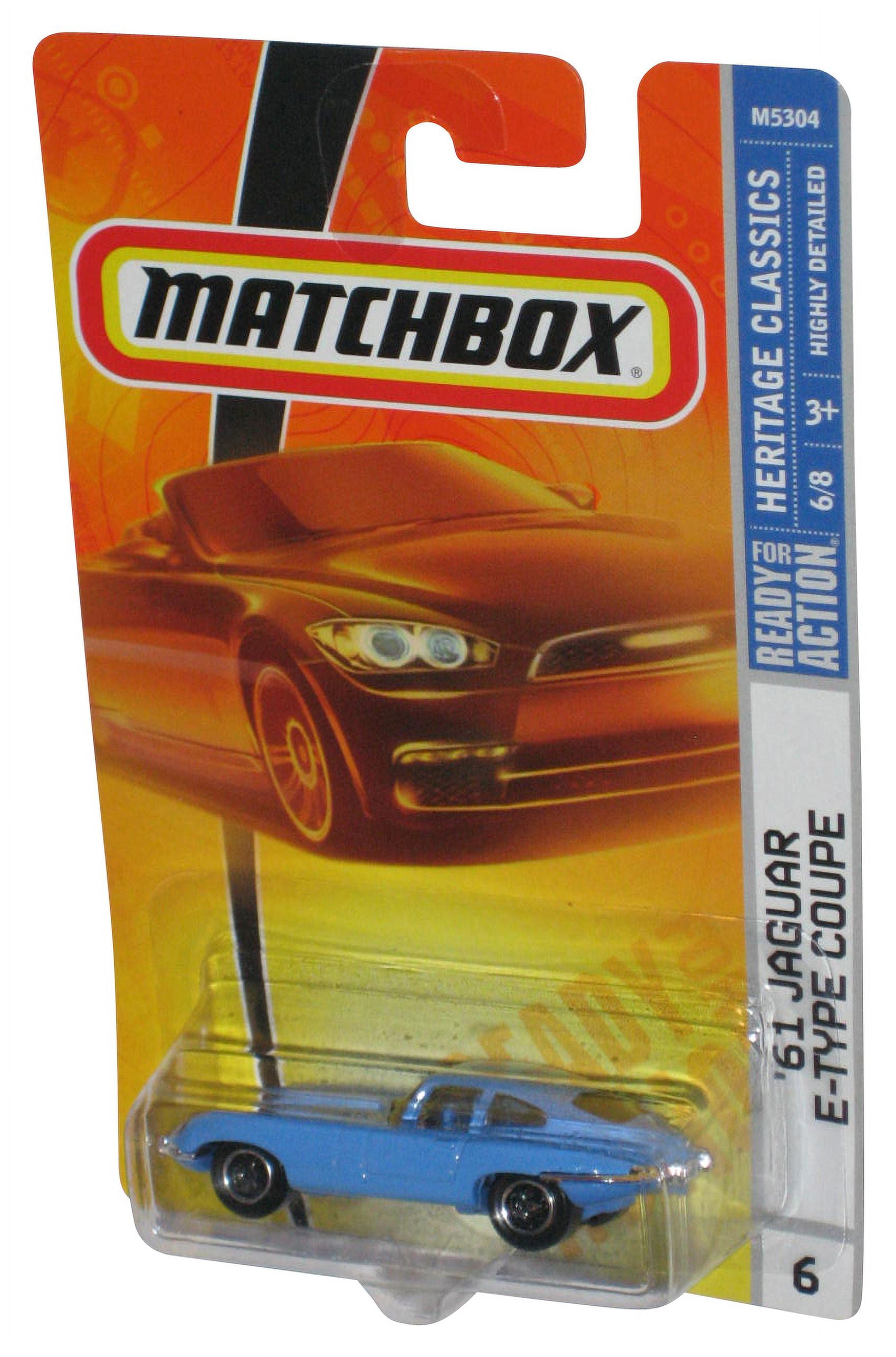 Matchbox Heritage Classics 6/8 (2007) Blue '61 Jaguar E-Type
