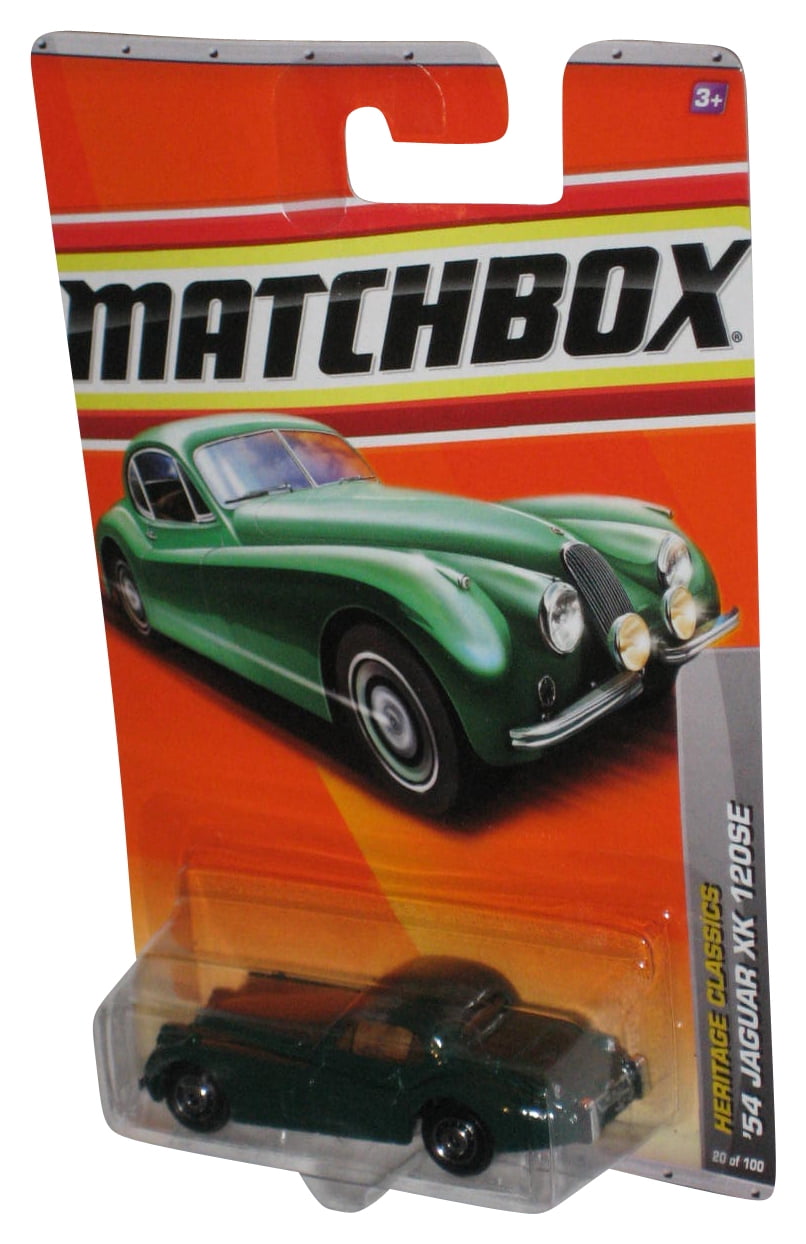 Matchbox Heritage Classics (2009) Green '54 Jaguar XK 120SE Toy