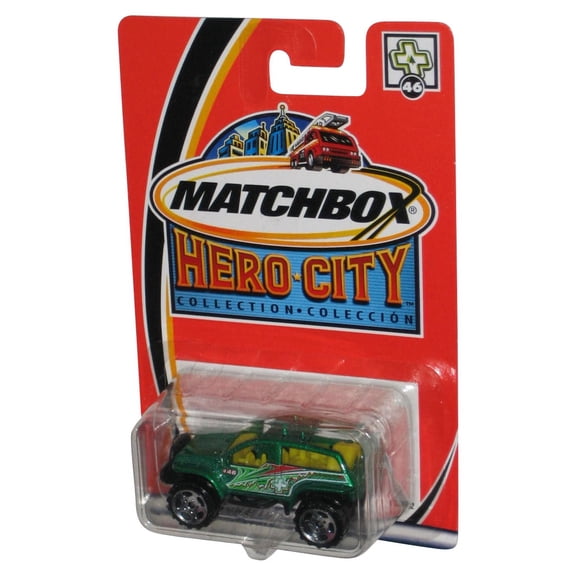 Matchbox Hero City Collection (2002) Green Beach 4x4 Toy Car #46