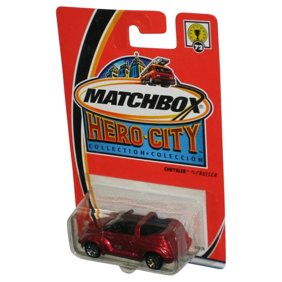 Matchbox Hero City Collection (2002) Red Chrysler Cruiser Toy Car #72
