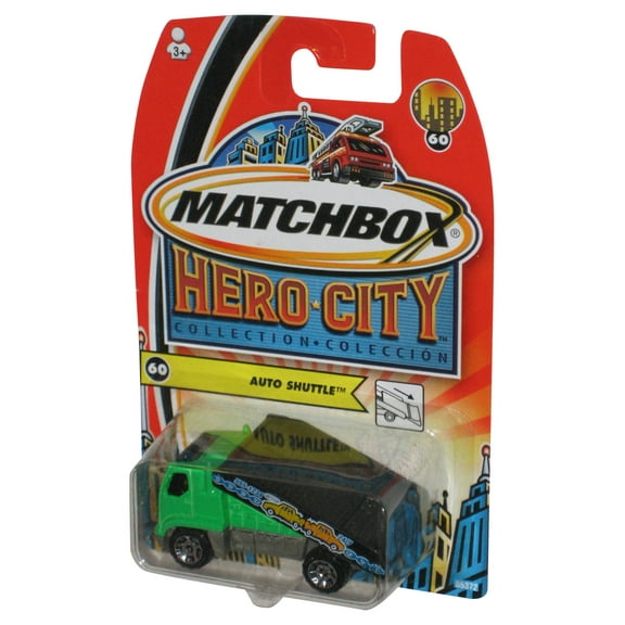 Matchbox Hero City Collection (2003) Green Auto Shuttle Toy #60