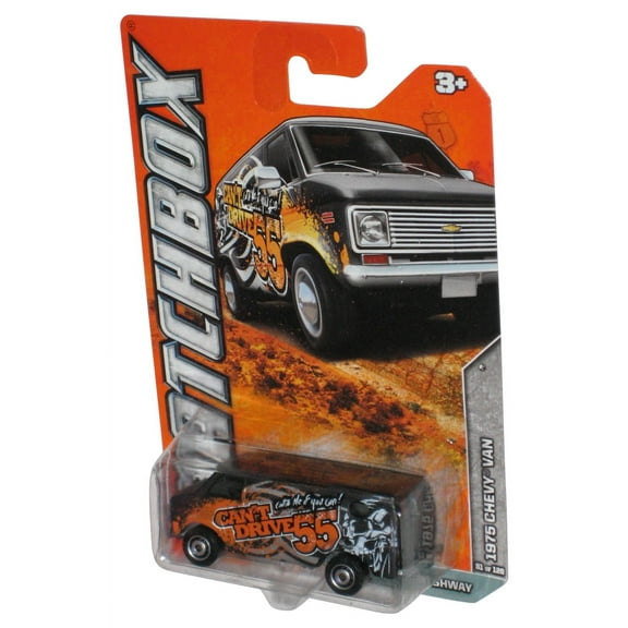 Matchbox Highway (2011) Black 1975 Chevy Van Die-Cast Toy 81/120