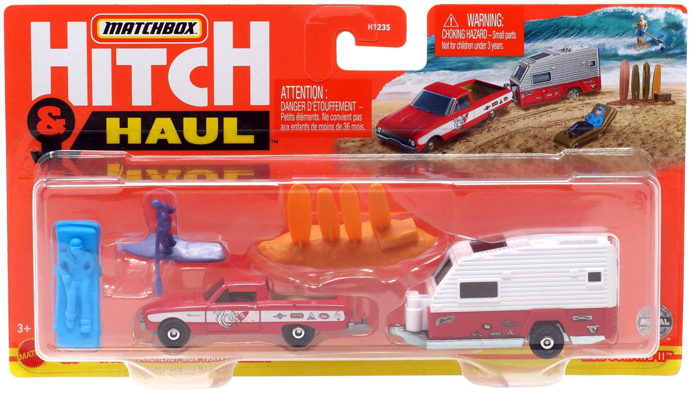 Matchbox Hitch Haul '61 Ford Ranchero MBX Travel Trailer II
