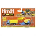 thumbnail image 1 of Matchbox Hitch & Haul Metal Vehicle - CONSTRUCTION ZONE (Tilt 'N' Tip & YELLOW Cement Mixer) GWM58, 1 of 1