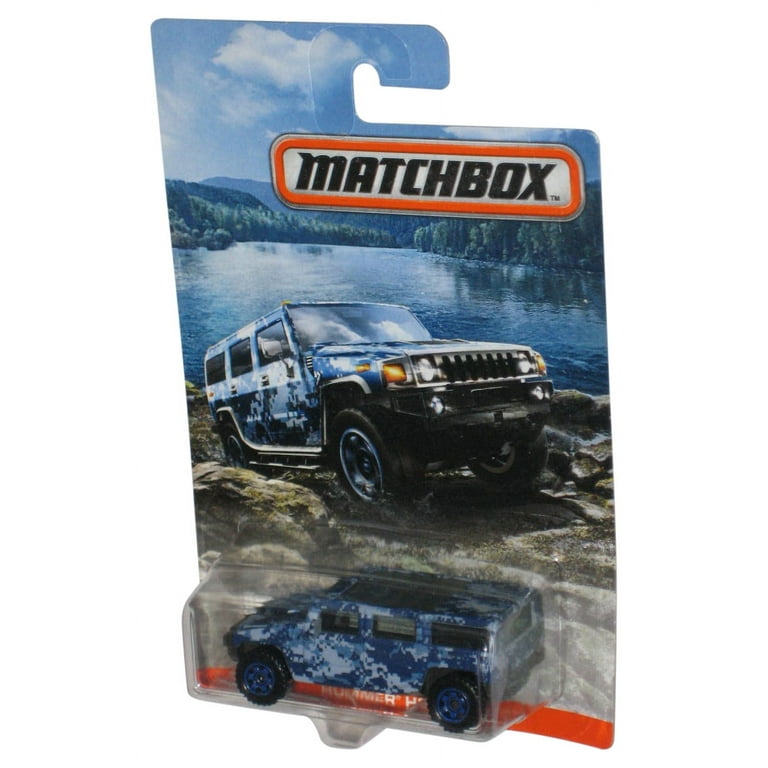 Matchbox Hummer H2 Concept (2016) Blue Pixel Die-Cast Toy Car