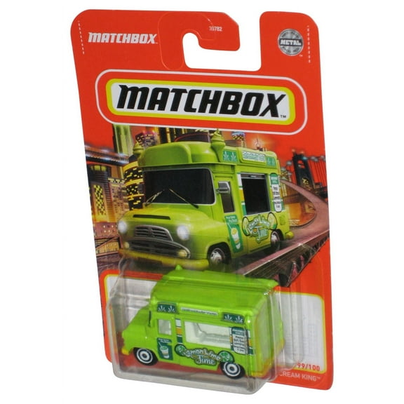 Matchbox Ice Cream King (2021) Green Die-Cast Metal Truck 99/100