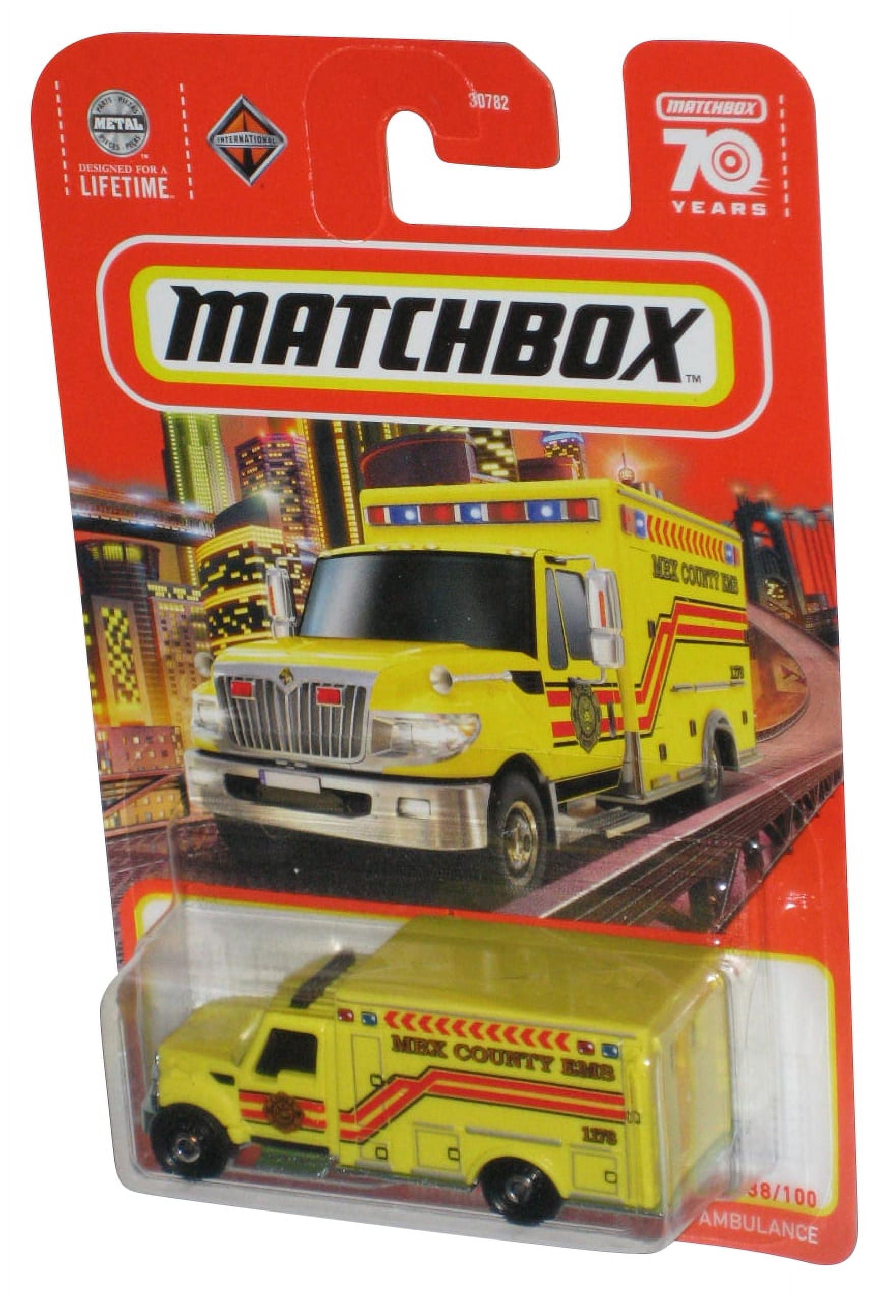 Matchbox International Workstar Ambulance (2023) Mattel Yellow Toy 38/ ...