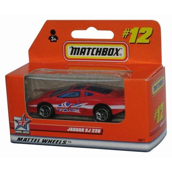 Matchbox Jaguar XJ 220 (1999) Mattel Red Boxed Toy Car #12