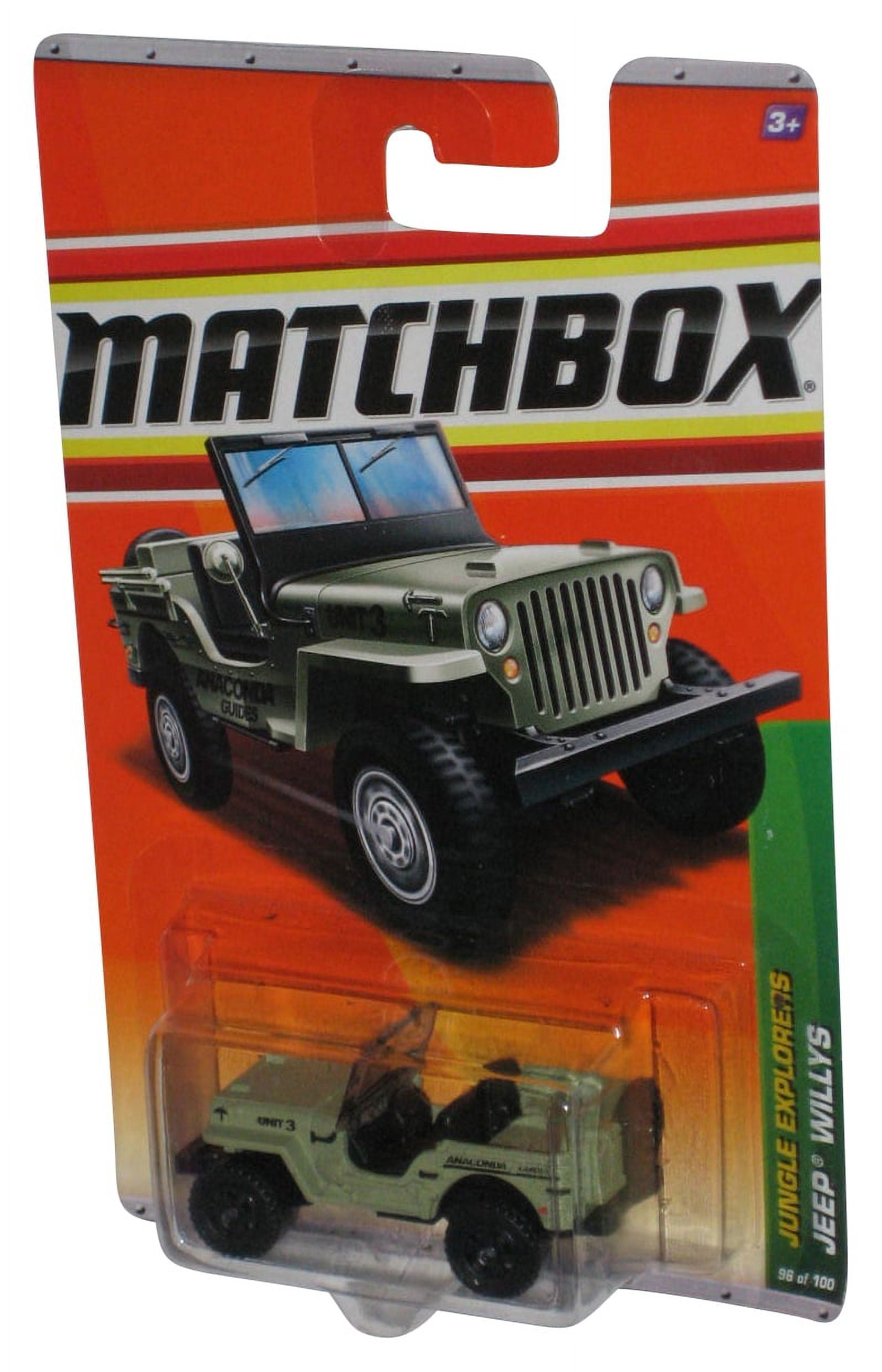 Matchbox Jeep Willys Jungle - Spielzeugauto Blau 69/100
