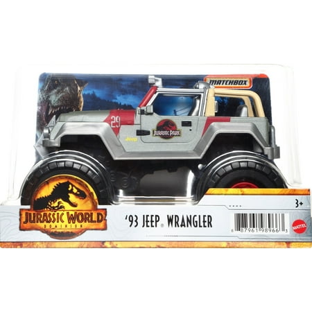 Matchbox Jurassic World 1:24-Scale Trucks with Large Wheels