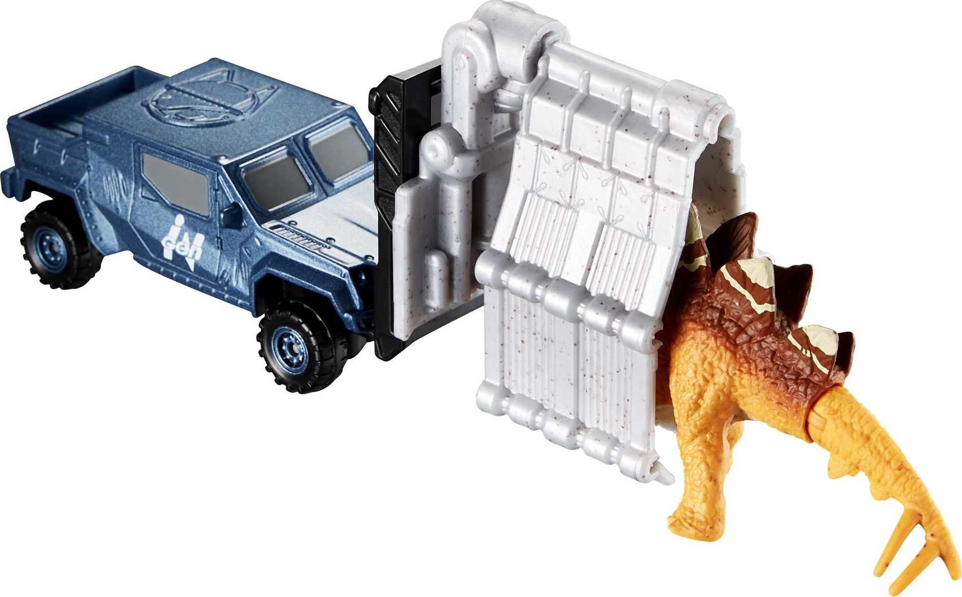 Matchbox Jurassic World Dominion Dino Transporters Toy with 1-2