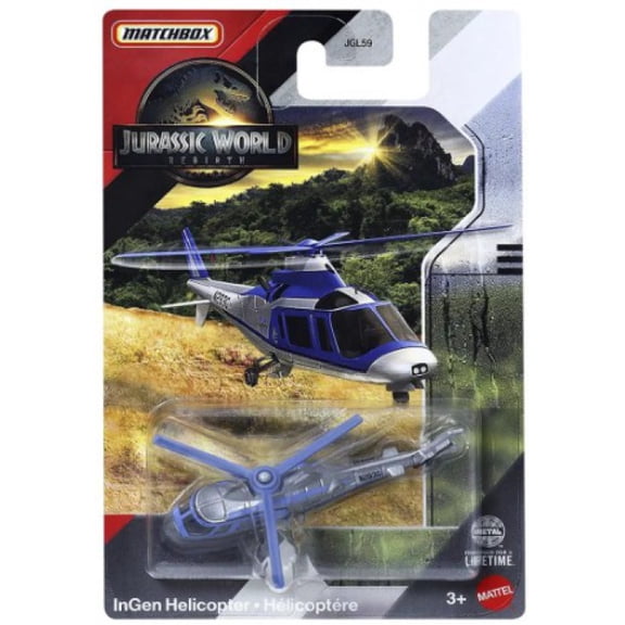 Matchbox Jurassic World Rebirth InGen Helicopter Die-Cast Vehicle