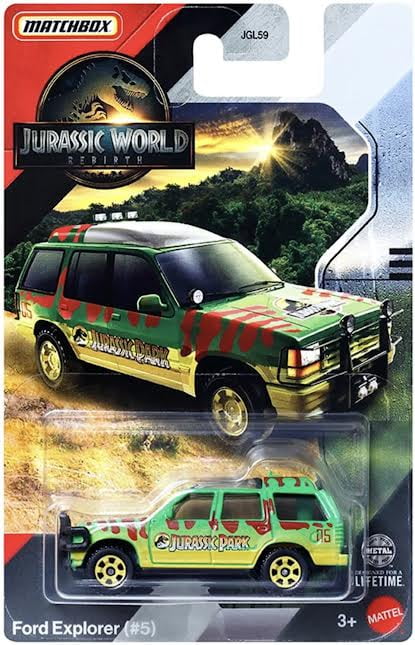 Matchbox Jurassic World Rebirth – Jurrasic Park Ford Explorer (1