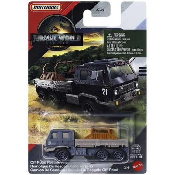 Matchbox Jurassic World Rebirth Off-Road Rescue Rig Die-Cast Vehicle