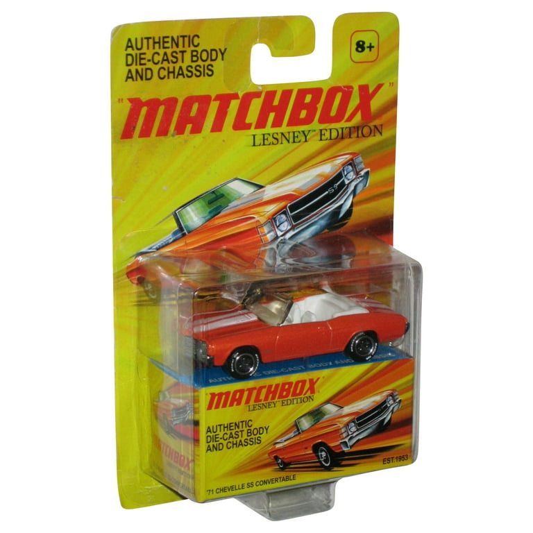Matchbox Lesney Edition 2010 Orange 71 Chevelle SS Convertible Car Walmart