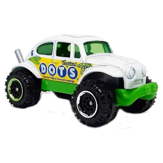 Matchbox Limited Candy Diecast Vehicle Series - GKP80 ~ White DOTS Volkswagen Beetle ~ 6/6