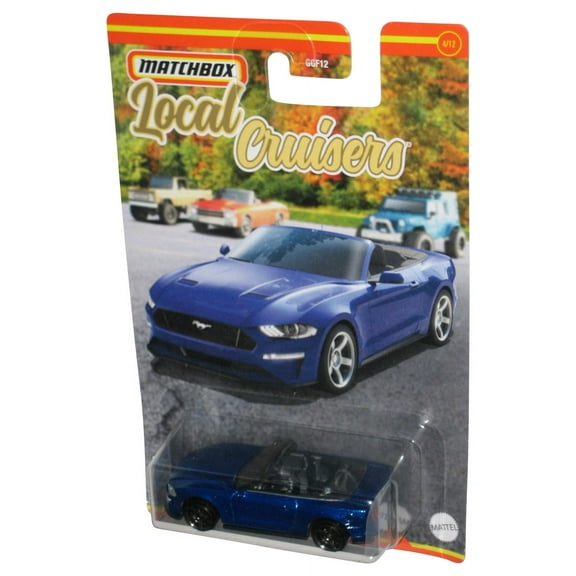 Matchbox Local Cruisers (2022) Blue 2018 Ford Mustang Toy Car 4/12