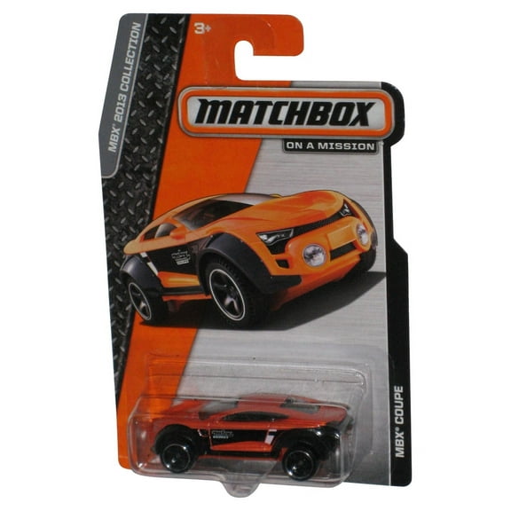 Matchbox MBX 2013 Collection On A Mission Orange Coupe Toy Car