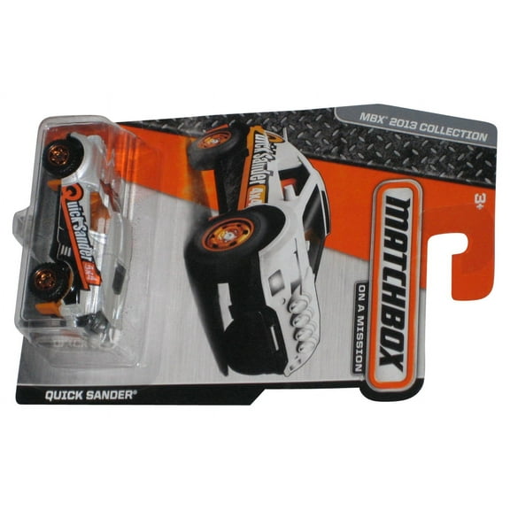 Matchbox MBX 2013 Collection On A Mission White Quick Sander Toy Car