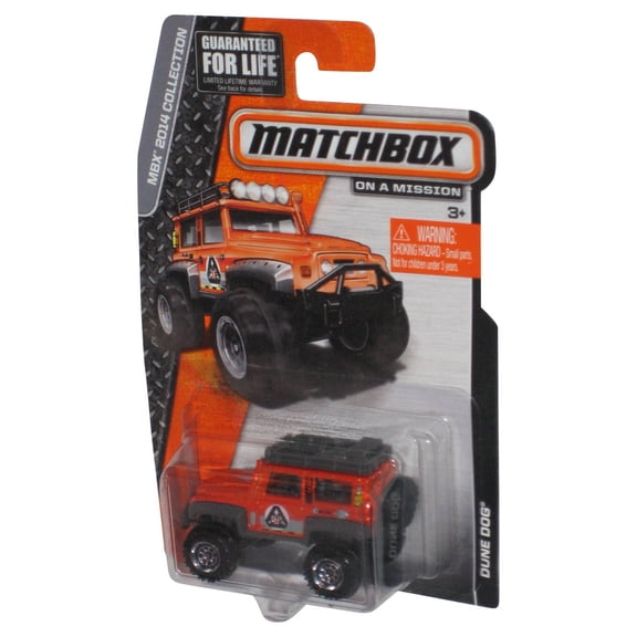 Matchbox MBX 2014 Collection Orange Dune Dog Toy Car